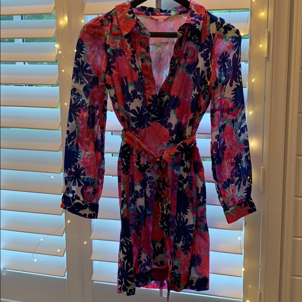 LILLY PULITZER BUTTON UP DRESS